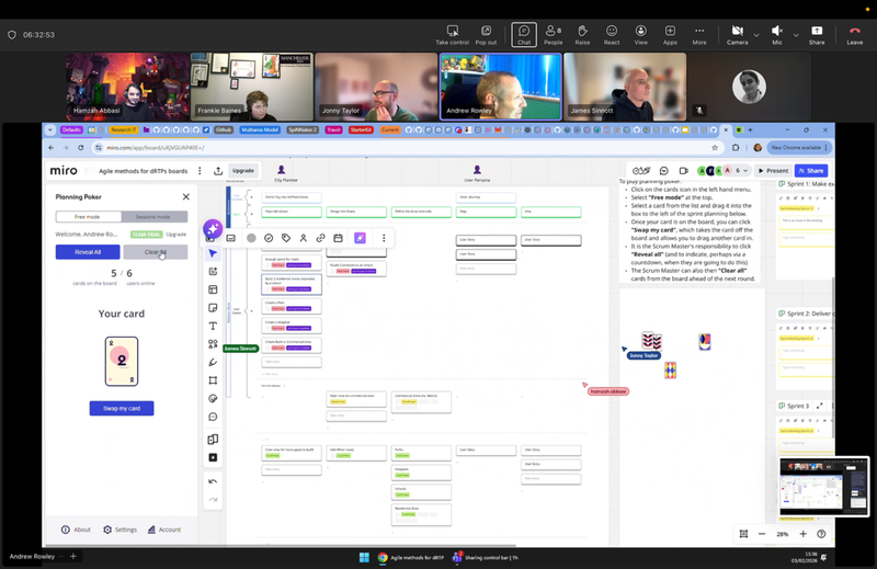 A screenshot of a miro board